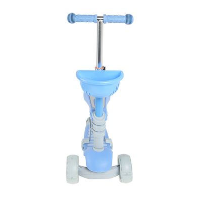 Smiki, Scooter, hulajnoga trójkołowa z siedziskiem, niebieska
