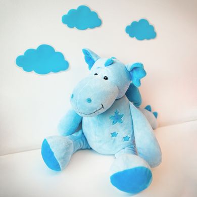 Smiki, Smok, maskotka, niebieska, 20 cm