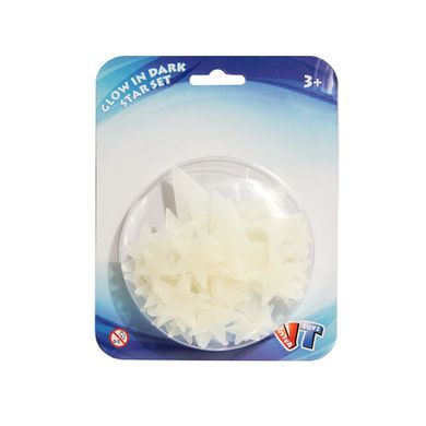 Smiki, Świecące gwiazdki, naklejki na ścianę, 40 szt.