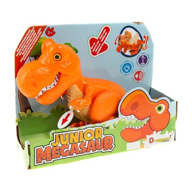 Smiki, T-Rex, zabawka interaktywna, pomarańczowy