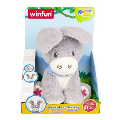 Smily Play, osiołek a ku ku, maskotka interaktywna, 33 cm