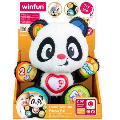 Smily Play, Panda, Ucz się ze mną, maskotka, interaktywna zabawka