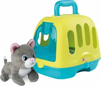 Smoby, zestaw weterynarza, kontener dla kota 2w1 + kot