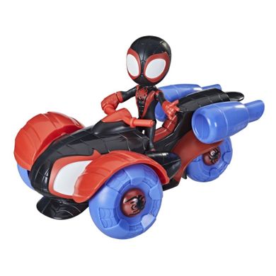 Spidey i super-kumple, figurka Miles Morales i pojazd 2w1