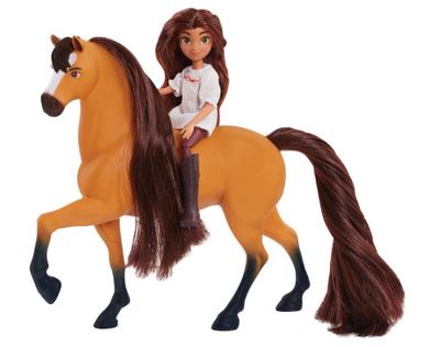 Spirit-Riding Free, Lucky i Spirit, lalka i figurka konia, zestaw, 2 szt.