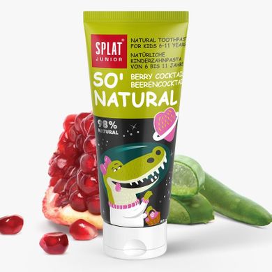 Splat, Junior So Natural, pasta dla dzieci, 6-11 lat, Berry Cocktail, 50 ml