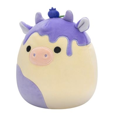 Squishmallows, Benito, Blueberry Cheesecake Cow, krowa, maskotka, 19 cm