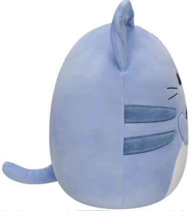 Squishmallows, Carizma, Dark Blue Tabby Cat Holding Sushi, niebieski kot z sushi, maskotka, 30 cm