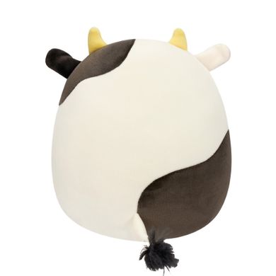 Squishmallows, Little Plush, Connor Black and White Cow, łaciata krowa, maskotka, 19 cm