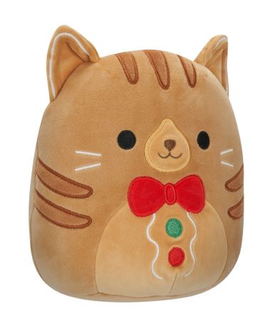 Squishmallows, Little Plush, Gingerbread Cat, kot, maskotka, 19 cm
