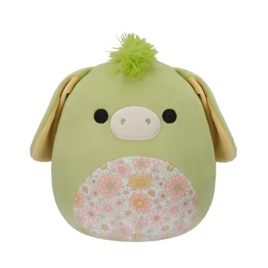 Squishmallows, Little Plush, Juniper Green Donkey, zielony osiołek, maskotka, 19 cm