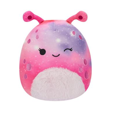 Squishmallows, Little Plush, Loraly Pink and Purple Alien, różowy ufoludek, maskotka, 19 cm