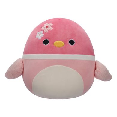 Squishmallows, Medium Plush, Sonja Pink Mallard Duck, różowa kaczka krzyżówka, maskotka, 30 cm