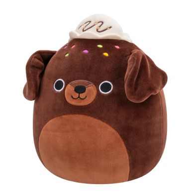 Squishmallows, Rico, Brownie Chocolate Lab, brązowy labrador, maskotka, 19 cm