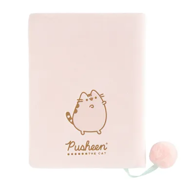 St.Majewski, Pusheen, notes pluszowy, różowy, linia, A5