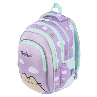 St.Majewski, Pusheen, plecak szkolny, 4-komorowy, Violet