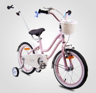 Sun Baby, Heart Bike, rowerek dla dzieci 16", różowy
