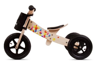 Sun Baby, Twist, rowerek biegowy 2w1, pompowane koła, cubic black edition