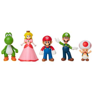 Super Mario, figurki, 6 cm, 5 szt.