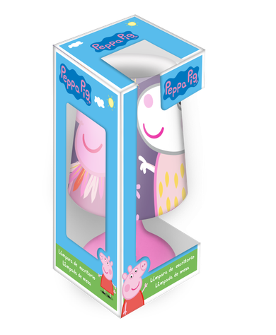 Świnka Peppa, lampka biurkowa, 18-9 cm