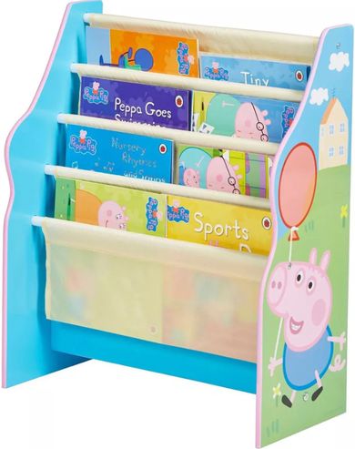 Świnka Peppa, organizer na książki dla dzieci
