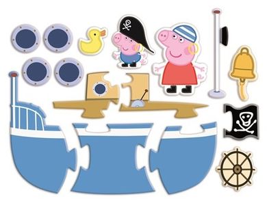 Świnka Peppa, Puzzle piankowe do kąpieli