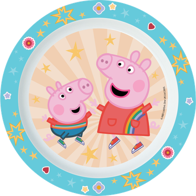 Świnka Peppa, zestaw śniadaniowy 3-częściowy