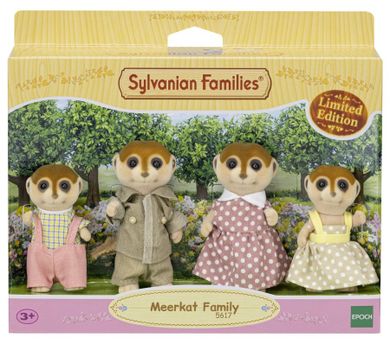 Sylvanian Families, Rodzina Surykatek, zestaw figurek, 5617