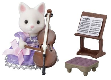 Sylvanian Families, zestaw koncertowy, wiolonczela, 6010