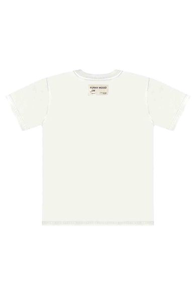 T-shirt chłopięcy, biały, Up Baby