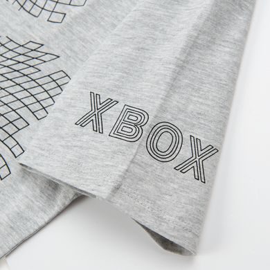 T-shirt chłopięcy, szary, Xbox
