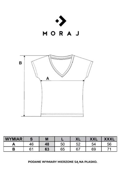 T-shirt damski, żółty, Travel time, Moraj