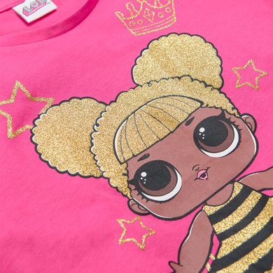 T-shirt dziewczęcy, różowy, L.O.L. Surprise