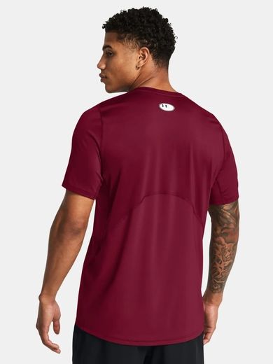 T-shirt męski, bordowy, Under Armour