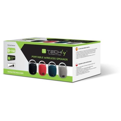 Techly, głośnik bluetooth 5.3, bezprzewodowy