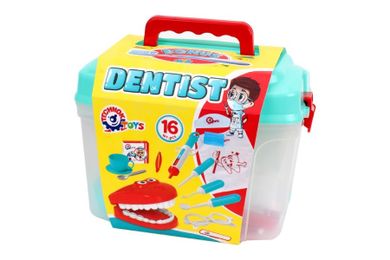 TechnoK, mały dentysta, zestaw w walizce, 16 elementów