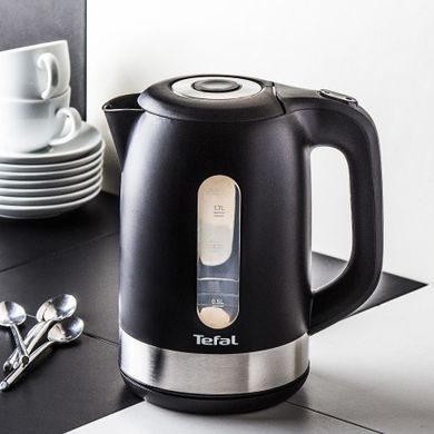 Tefal, czajnik elektryczny Snow KO330830, 2200 W, czarny, 1.7 l