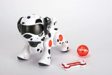 Cobi, Teksta, Robopiesek dalmatyńczyk, zabawka interaktywna
