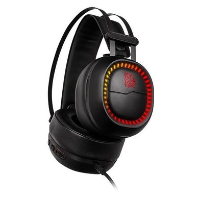 Thermaltake, słuchawki z mikrofonem, eSports, Shock Pro RGB HT-HSE-ANECBK-23, czarne