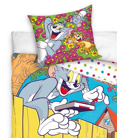 Tom i Jerry, 2-częściowy komplet pościeli, 160-200 cm