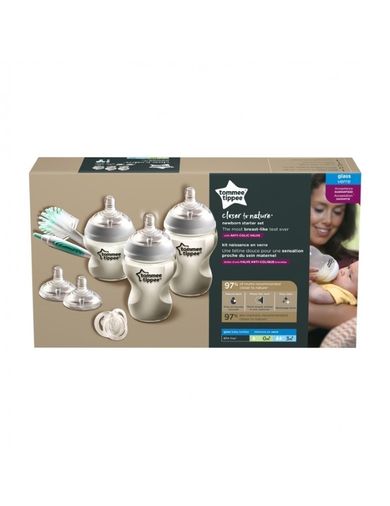 Tommee Tippee, zestaw startowy butelek szklanych dla noworodka