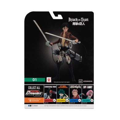 Total Anime, Attack on Titan, Eren Jaeger, ruchoma figurka, 16,5 cm