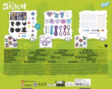 Totum, Lilo i Stitch, zestaw kreatywny 3w1, diamentowe magnesy, bransoletki, malowanie odlewów gipsowych