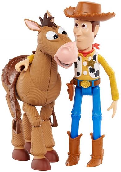 Toy Story, Chudy i Mustang, zestaw figurek, 20 cm