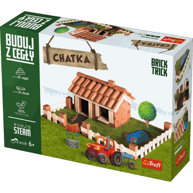 Trefl, Buduj z cegły, Chatka, zestaw kreatywny