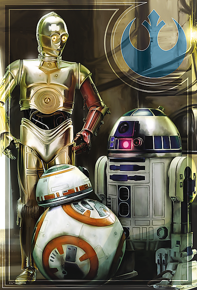 Trefl, Droidy, puzzle, 160 elementów