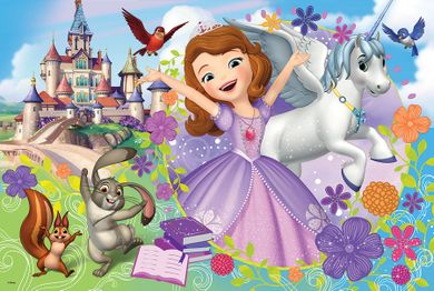 Trefl, Jej Wysokość Zosia, Kolorowy świat Zosi, puzzle maxi