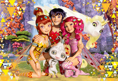 Trefl, Mia i ja, Mia i jej przyjaciele, puzzle, 100 elementów