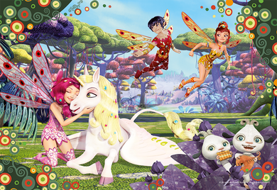 Trefl, Mia i ja, Uścisk przyjaciół, puzzle, 160 elementów