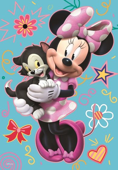 Trefl, Myszka Minnie, puzzle gigant, 36 elementów